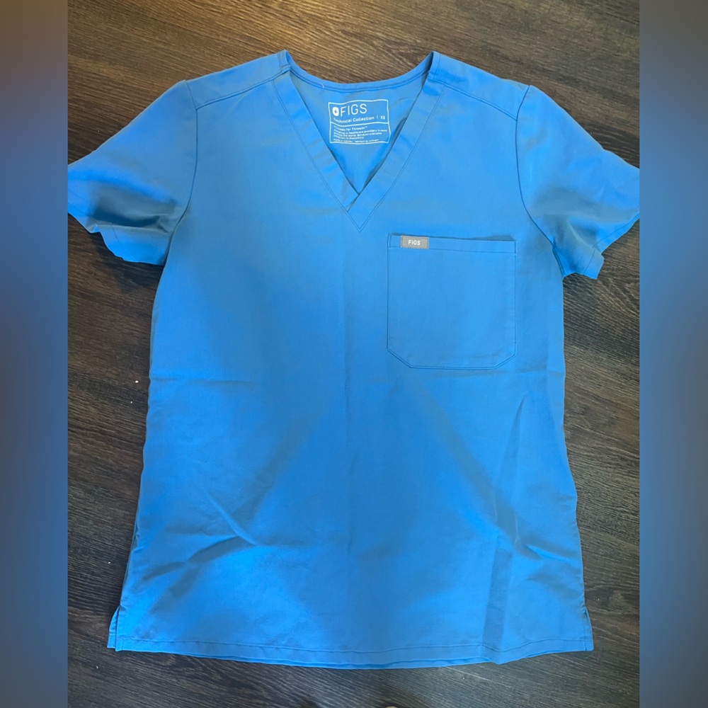 Bright Ceil Blue Fig top